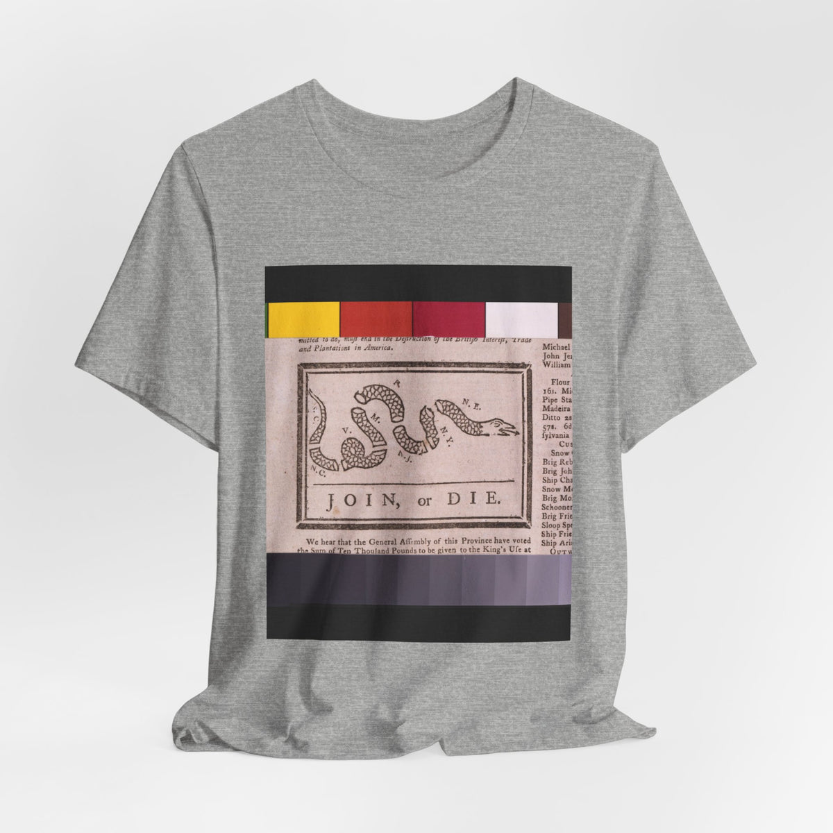 Join or Die Franklin 1754 Tee