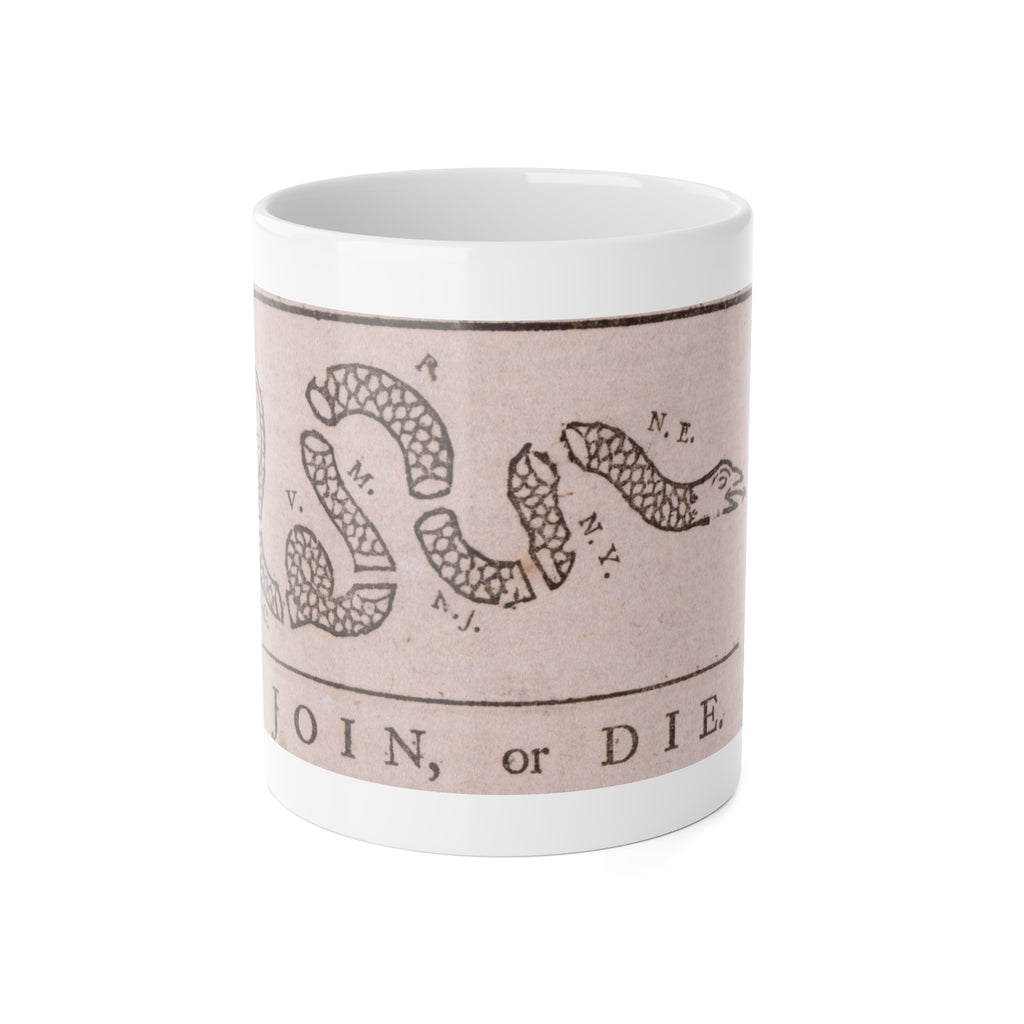 Join or Die Franklin 1754 Mug