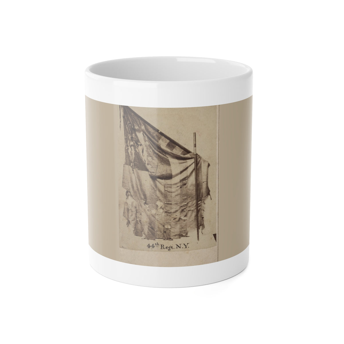 Tattered Civil War Flag Mug