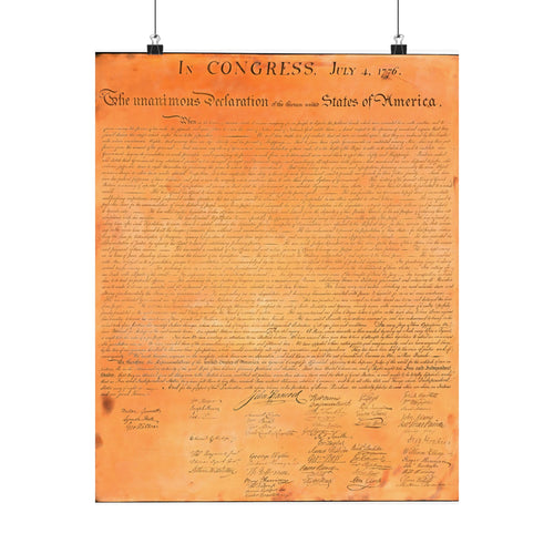 Declaration of Independence 1823 Engraving Print