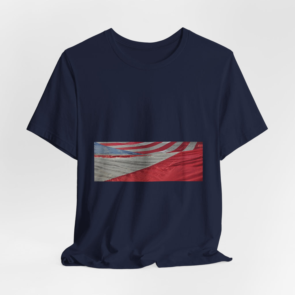 Tattered Restored American Flag Tee