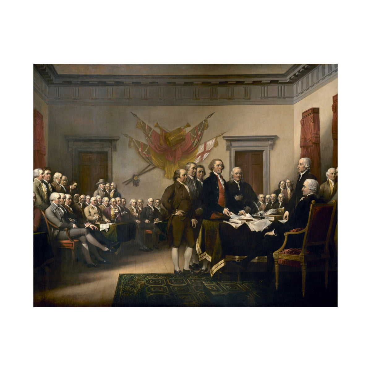 Trumbull Declaration of Independence Art Print