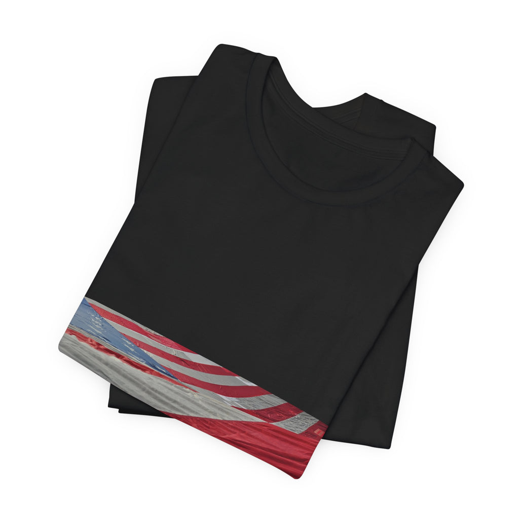 Tattered Restored American Flag Tee