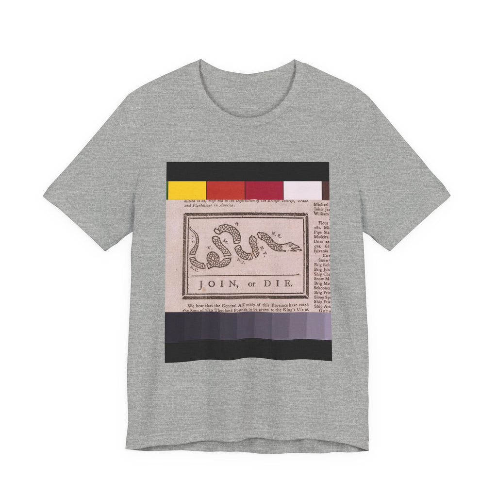 Join or Die Franklin 1754 Tee