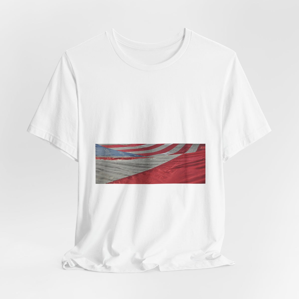 Tattered Restored American Flag Tee