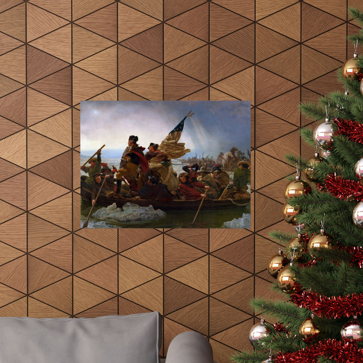 Washington Crossing the Delaware Art Print