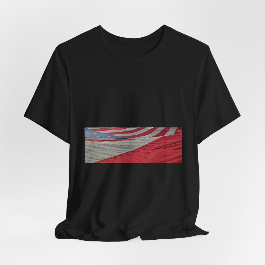 Tattered Restored American Flag Tee