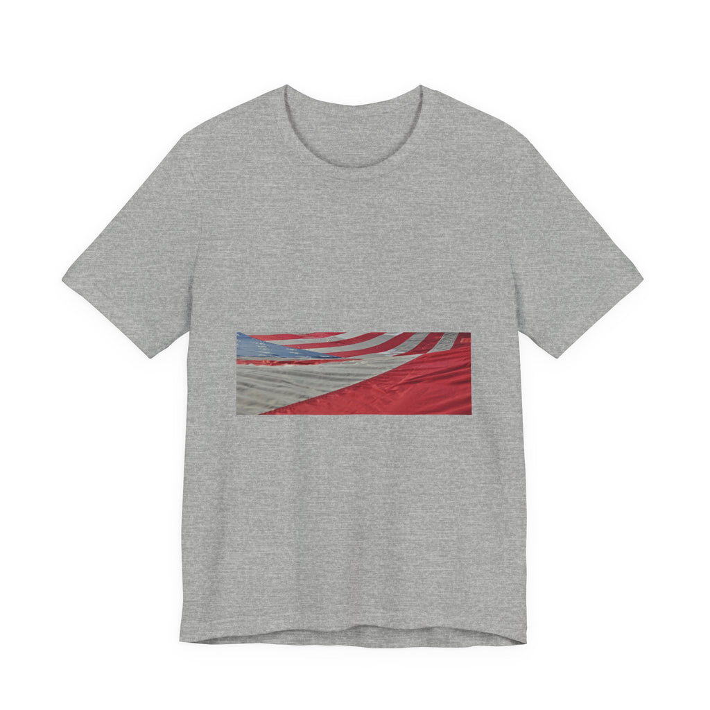Tattered Restored American Flag Tee