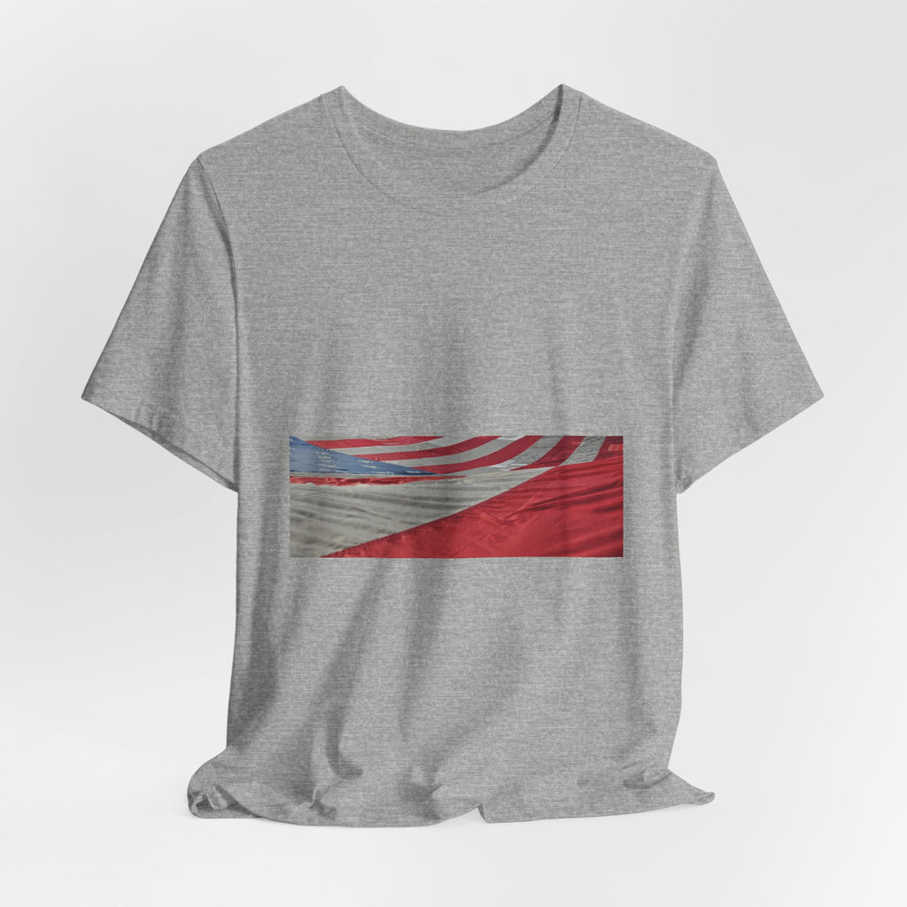 Tattered Restored American Flag Tee