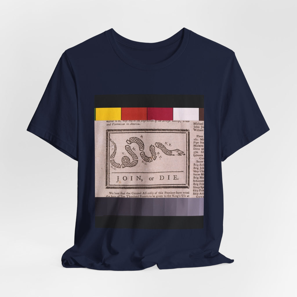 Join or Die Franklin 1754 Tee