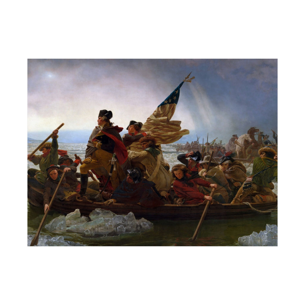 Washington Crossing the Delaware Art Print