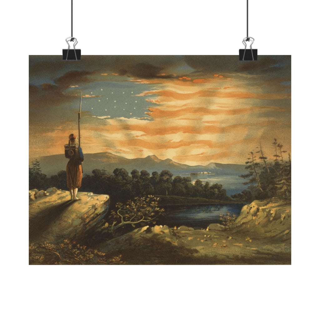 Our Heaven-Born Banner Vintage Print